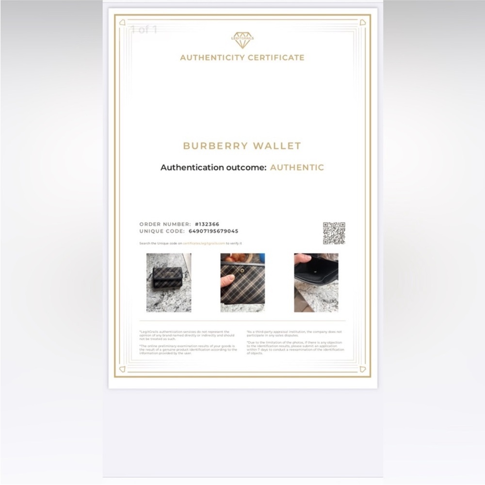 Certificate Of Authenticity